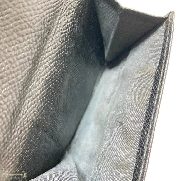 Auth BVLGARI - Black Leather Bifold Wallet - Picture 6 of 10